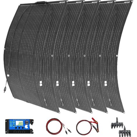 Panneaux solaires flexibles, haute efficacité, design portable, kit solaire 500w (1/2)