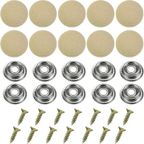 TRADE SHOP - Kit 20pz Viti Per Riparazione Tetto Tettuccio Scollato Staccato Auto Color Beige - (1/5)