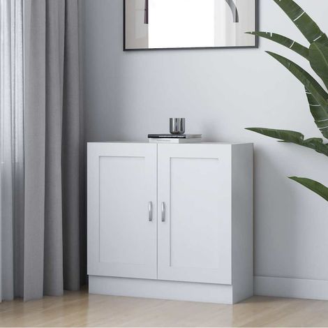 vidaXL Estantería librería madera contrachapada blanco 82,5x30,5x80 cm (1/5)