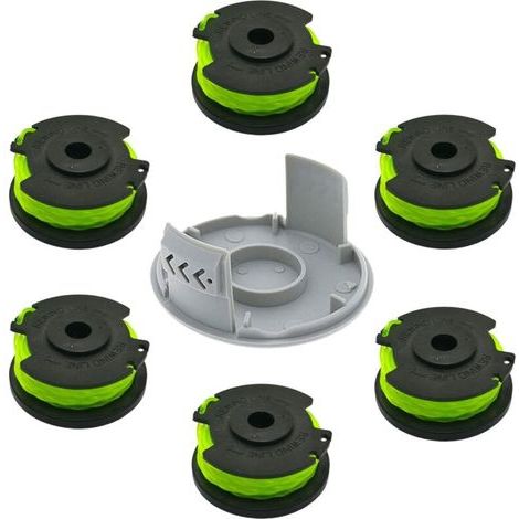 Bobine Fil Débroussailleuse - 6 Pièces - Nylon 2mm - Compatible Ryobi 36V - Pour RLT36B33 RY36LT33A-0 (1/5)