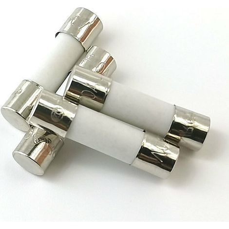 Fusibles cerámicos de retardo de tiempo 10 A – 250 V – formato 5×20 mm – paquete de 10