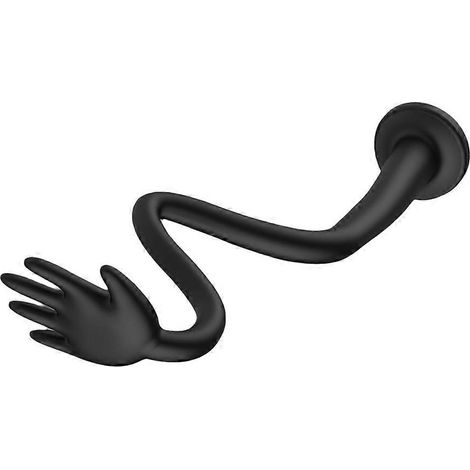 Flexible silicone lave-linge et sèche-linge support de porte pliable Sturdy Stopper pour frais et odeur, lave-linge sèche-linge accessoire noir (1/5)