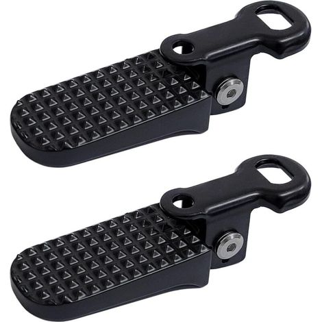 Pedane antiscivolo in alluminio per mountain bike – Set da 2, compatibili con mountain bike e BMX, montaggio posteriore