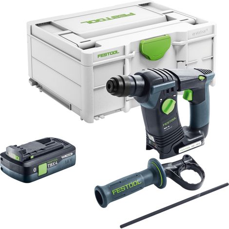 Festool BHC 18-Basic taladro percutor a batería 18 V 1.8 J SDS Plus Brushless + 1x batería 4.0 Ah + Systainer - sin cargador (1/5)