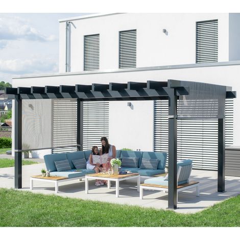 Sojag Pergola Yamba 10x16, anthrazit, 495 x 295 x 253 cm (L x B x H), Aluminium (1/5)