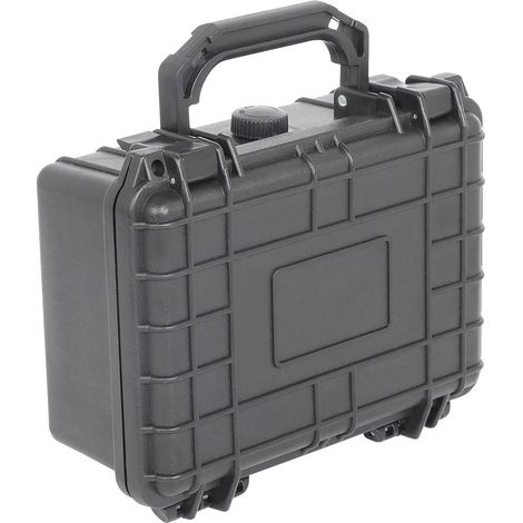 Toolcraft – Mallette de rangement étanche IP67 – Dimensions (L x l x H) 206 x 167 x 90 mm – Polypropylène renforcé – Inserts en mousse amovibles