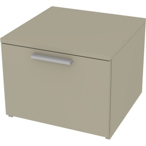 Cassettiera moderna con cassetto a chiusura rallentata - Ideale per cameretta o ufficio - Ecru cappuccino (1/5)