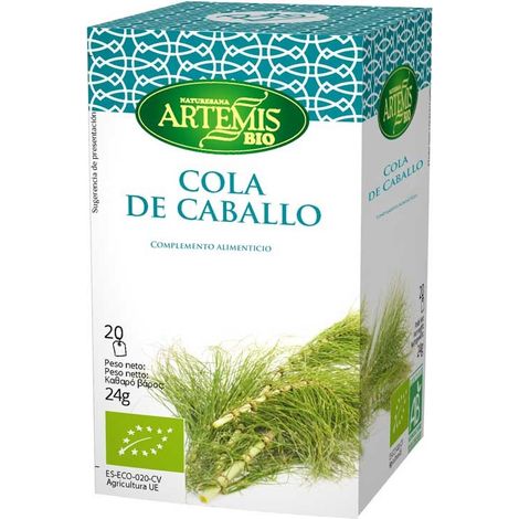 Cola de caballo 20 filtros Artemis