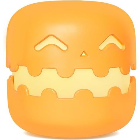 Veilleuse citrouille effrayante, nouveau modèle 2026, avec interrupteur à bouton-poussoir, lampe citrouille mignonne et créative, convient aux tables, bureaux, chambres, comme cadeau d'anniversaire et (1/5)
