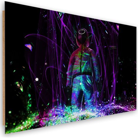Quadro deco panel, Giocatore al neon - 100x70 (1/5)