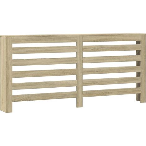 Copritirradiatore moderno mensola pratica 175 x 20 x 82 cm legno ingegnerizzato rovere sonoma 020049791