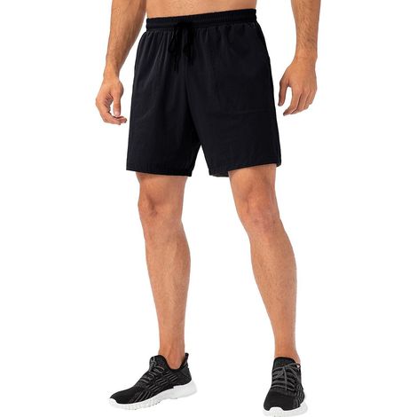 Short de sport homme avec poches, short running fitness séchage rapide