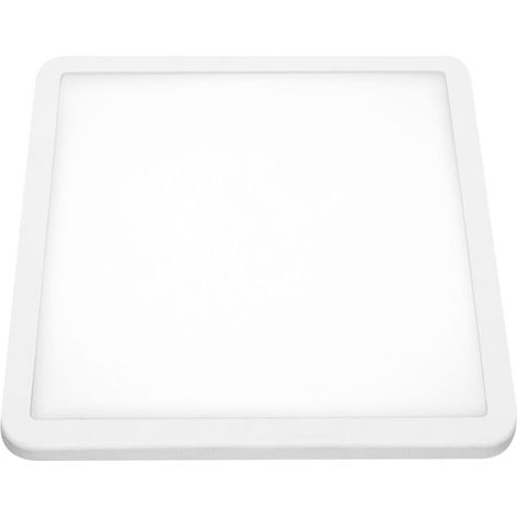 Downlight LED carré orientable Matel blanc 15w chaud (1/2)