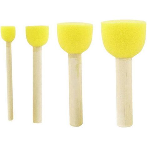 Tampon en mousse petit pois 4 pièces