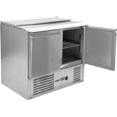 Comptoir réfrigéré à 2 portes avec couvercle, plage de température -2 à +8 °C, 170 W, 240 L (1/5)