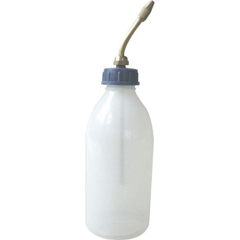 Burette souple translucide 125ml avec bec laiton - Algi
