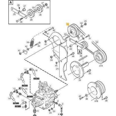 ORIGINAL STIGA RIEMENSCHEIBE – 1134-6968-01