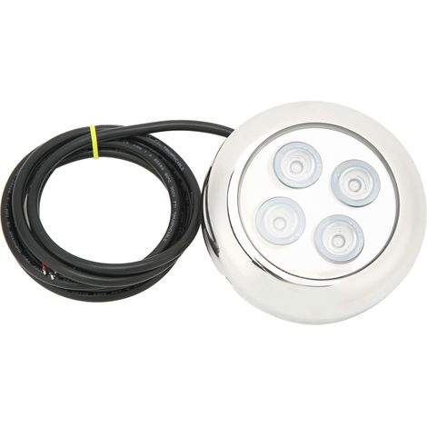 Lumière sous-Marine Marine 60 ° Angle IP68 étanche eau de mer intérieur dôme éclairage lampe de piscine RGBW 15.8W. (1/5)