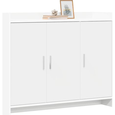 Sideboard/Anrichte/Buffet Weiß 98,5 x 33 x 80 cm Holzwerkstoff LXWW917392 (1/5)