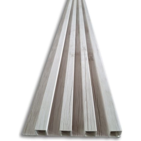 Icewood - Pannello effetto legno doghettato in WPC alta densità KIT DA 4.8 MQ (1/5)