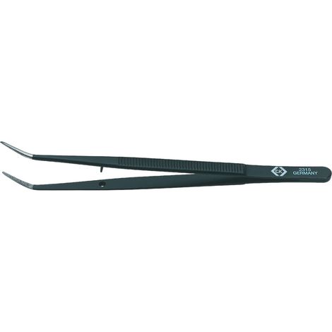 C.K T2315 Präzisionspinzette Spitz, gebogen, fein 150 mm