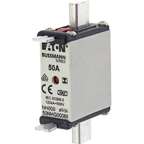 Eaton 50NHG000BI NH-Sicherung mit mechanischer Sicherungsanzeige Sicherungsgröße = 000 50 A 500 V (1/3)