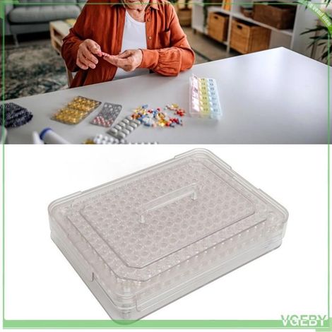 Fafeicy Panneau de remplissage de capsules Plateau de remplissage de capsules, 200 trous, Transparent, haute manutention elingue (1/5)