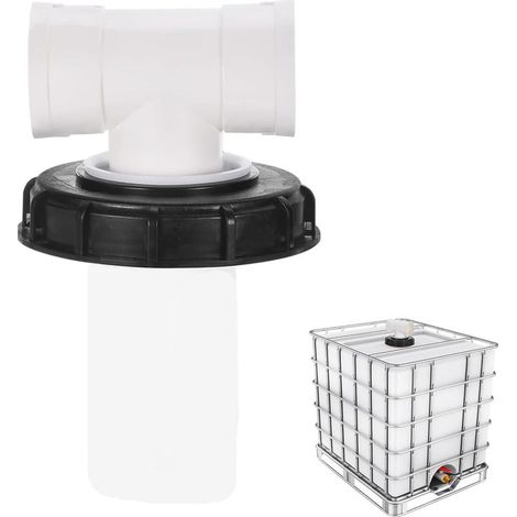 Tapa en forma de T para tanque IBC con filtro de nailon lavable para tanque de agua de lluvia IBC de 1000 litros, filtro para tapa IBC, accesorios para tanque IBC, filtro de agua de lluvia de nailon d (1/5)
