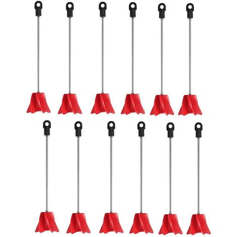 Lot de 12 agitateurs de peinture de 28 cm pour perceuse, mélangeur de peinture pour perceuse (1/5)
