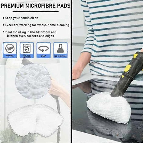 Lingettes de rechange pour balai vapeur Karcher SC1 SC2 SC3 SC4 SC5, pièces détachées lavables, édition Mi 0709