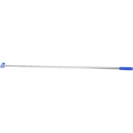 Perche Télescopique D'ouverture pour Fenêtre 4 Sections 1,52 M Bleu Forme Canard – Tringle à Fenêtre D'intérieur pour Chambre Bureau et École Tige Extensible de Toit et Puits (1/5)