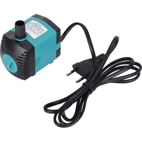 Pompe submersible 10 W, débit 600 l/h, hauteur de refoulement 1,2 m, faible niveau sonore, pour aquarium (1/5)