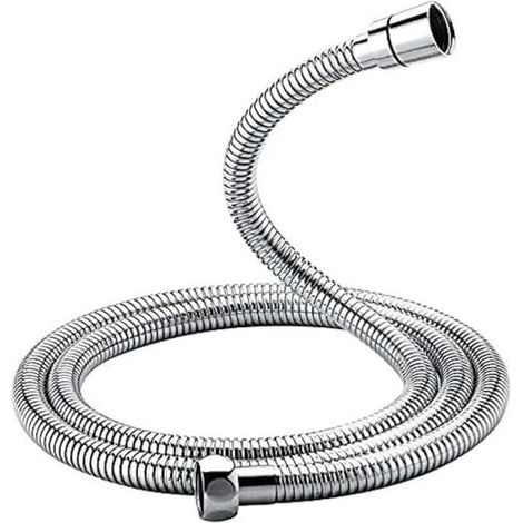 G851-20, Universal Shower Hose (G1/2 inch, 2M), Anti-Twist and Anti-Kink Shower Hose, Stainless Steel/Chrome (1/4)