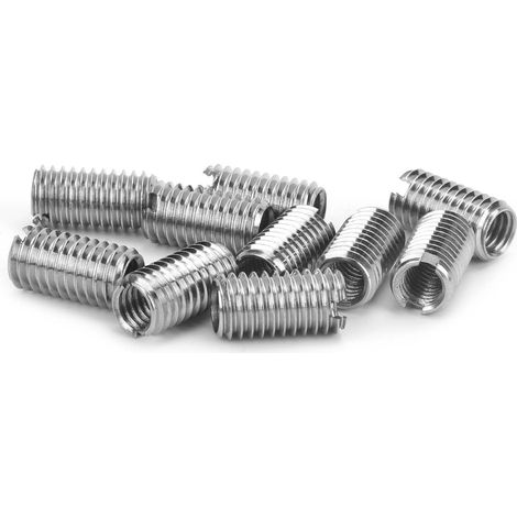Lot de 10 inserts filetés mâles et femelles, écrous réducteurs en acier inoxydable, outil de réparation pour quincaillerie industrielle (1/5)