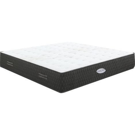 Matelas 160 x 200 cm ressorts ensachés et fibres de Kapok ép.31cm - SOREMA de NATUREA (1/5)