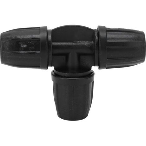 Té Barbelé - 8 mm / 11 mm - Pour Irrigation Goutte À Goutte Jardin Serre Agricole - 10 Pièces (1/5)