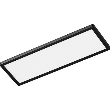 OSRAM Panneau LED noir, 2800 K / 4000 K / 6000 K, blanc chaud, 1850 lm, 24 W, polypropylène (PP), angle de faisceau de 90° (1/4)