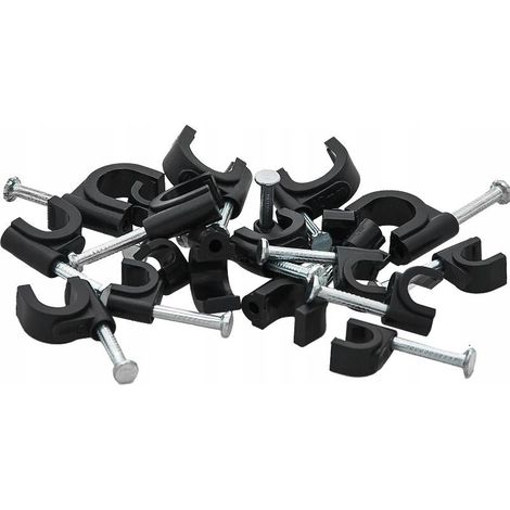 Attache de câble blow 6 mm noire hauteur 8.4 mm (1/3)