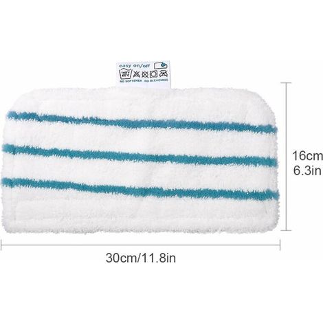 Filiyano-Lingettes en microfibre compatibles, BLACK+DECKER, lot de 5 lingettes multifonctionnelles pour balai vapeur (1/5)