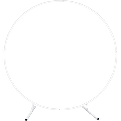Arche de Ballons, Construction Métallique Robuste, Polyvalente pour Événements, BLANC (1/2)