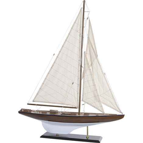 Barco Madera 75X14X98 Blanco (1/4)