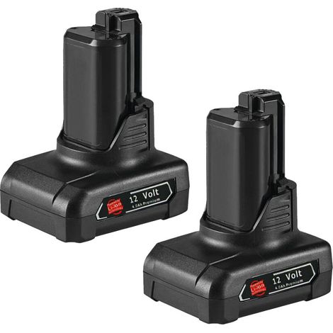 2X Batterie pour Bosch GBA 1600Z0002Y GSR GOS GDR BAT411 12V 10,8V 4,0Ah 2607336013 2607336037 BAT411 BAT412 BAT413 BAT414 BAT420 1 600 Z00 02Y (1/5)