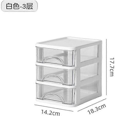 Organiseur de bureau à tiroir, boîte de rangement pour fournitures de bureau, étui de rangement multifonctionnel pour fournitures de bureau (1/5)