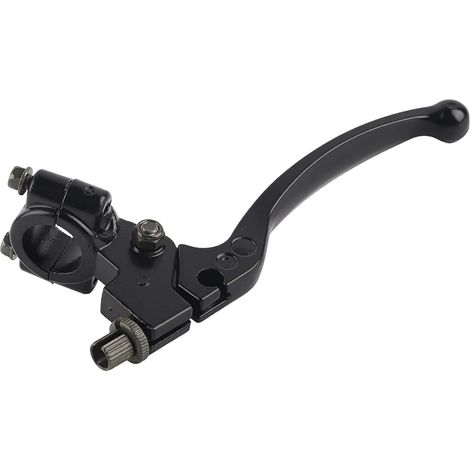Maneta de freno para motocicleta, maneta de embrague para motocicleta, maneta de embrague izquierda para motocicletas de 50 cc a 125 cc, motos de cross, pit bikes y scooters, color negro (22 mm, 7/8") (1/5)