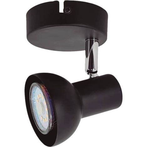 Foco de techo simple Serie Kaitola GU10 Negro (1/2)
