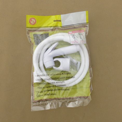 Ensemble bidet portatif en plastique, petite pomme de douche, pistolet de douche pour toilettes, douche de pluie, produit pour le lavage des couches, produit pour le gel douche.