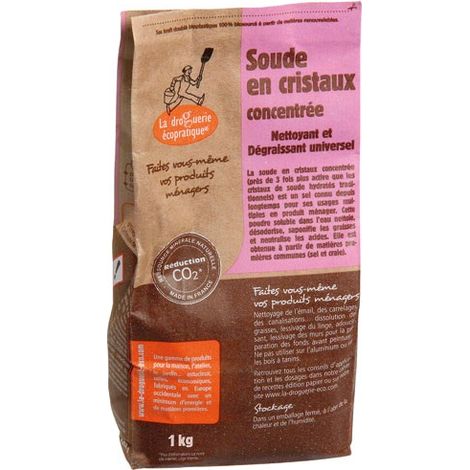 Soda in Cristalli Concentrato 1kg - La Droguerie Ecoprat