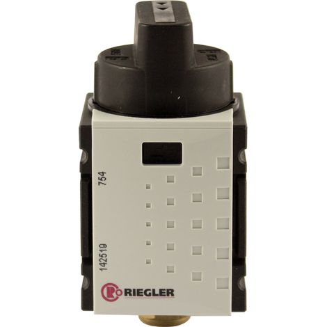 Riegler Kugelhahn 3/2-Wege »FUTURA-mini«, abschließbar, BG 0, G 1/4 (1/4)