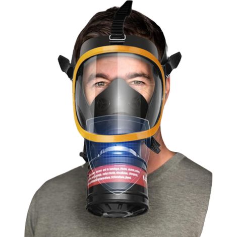 Masque Respiratoire Réutilisable Protection Contre Vapeurs Organiques Inorganiques Gaz Acides Ammoniaque Fumigation Peinture Filtre Laiton-AUTRES (1/5)