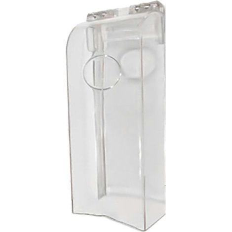 Couvercle de clavier extérieur étanche en plastique à clapet, protection contre la pluie pour contrôle d'accès de porte, protection pour sonnette (transparent) (1/5)